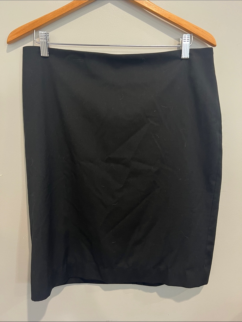 NWOT White House Black Market Black Stretch Pencil Skirt womens 10 tailored